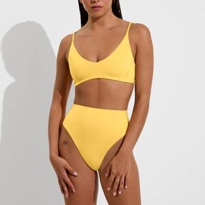 Left On Friday Sunny Yellow Bikini Set